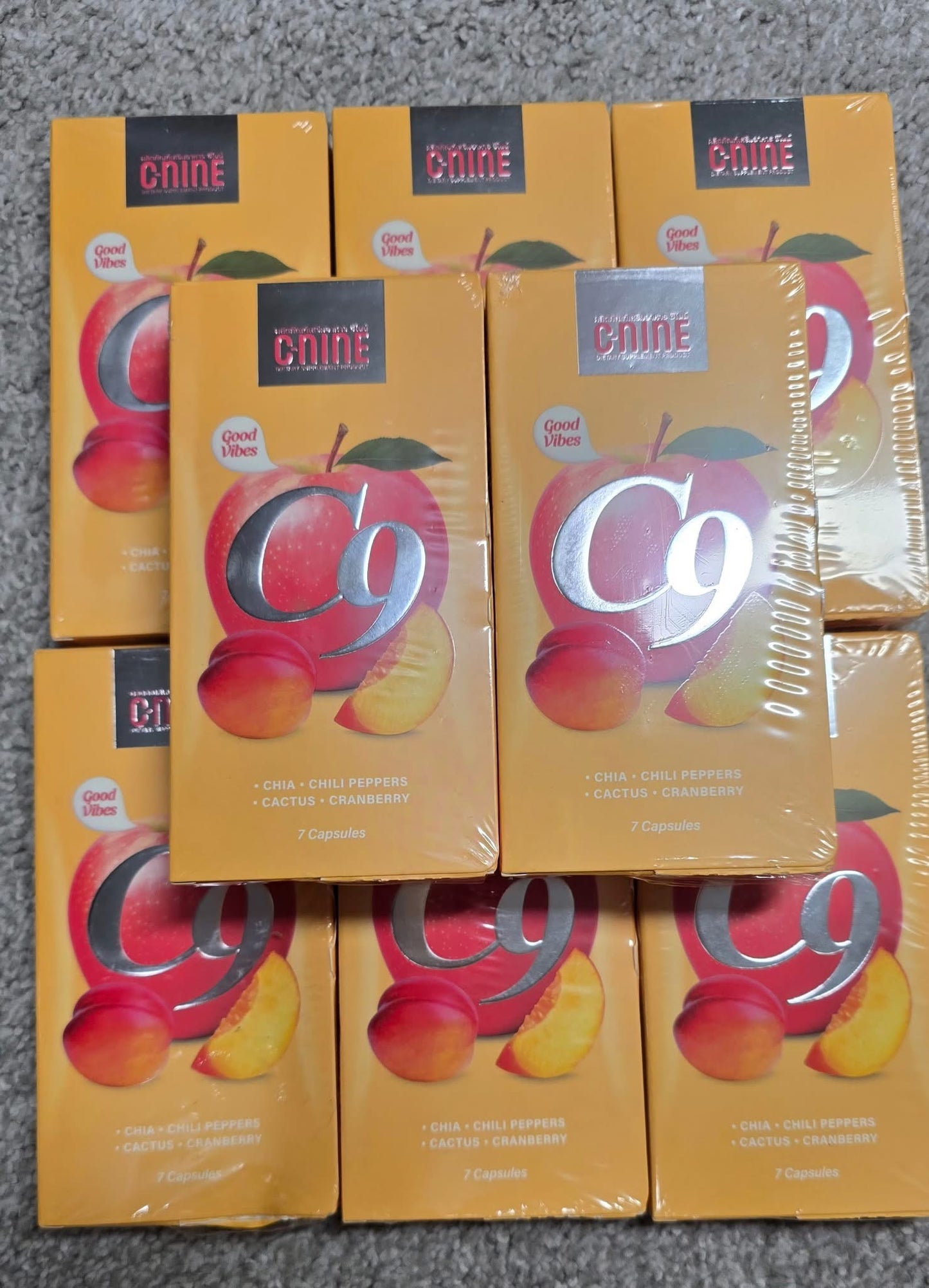 Thailand Product | C-Nine ProSlim Coffee Mix Powder Gold | C-nine Capsule | Dietary Supplement