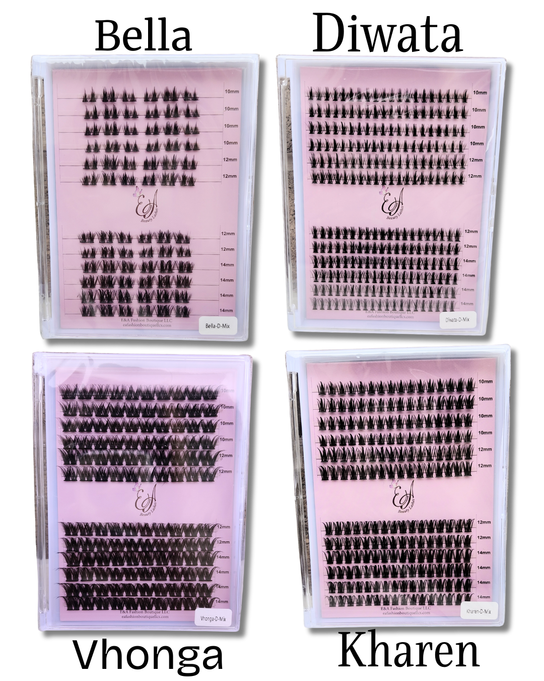 EA Beauty Lashes | Cluster Lashes | Eyelashes