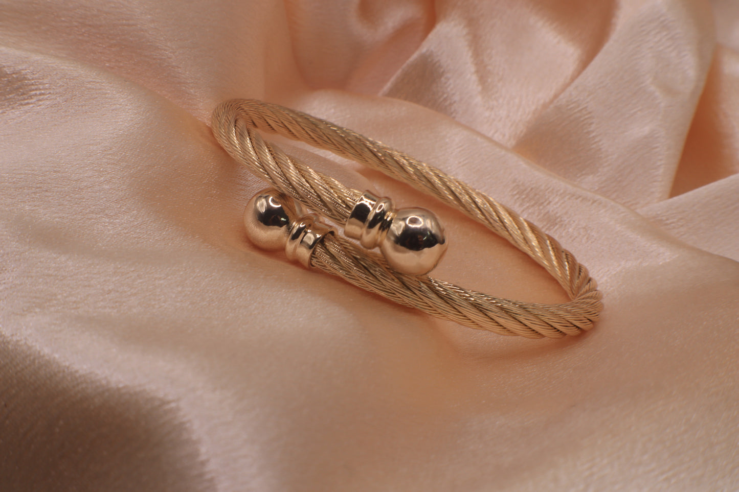 Adjustable Twisted Bangles