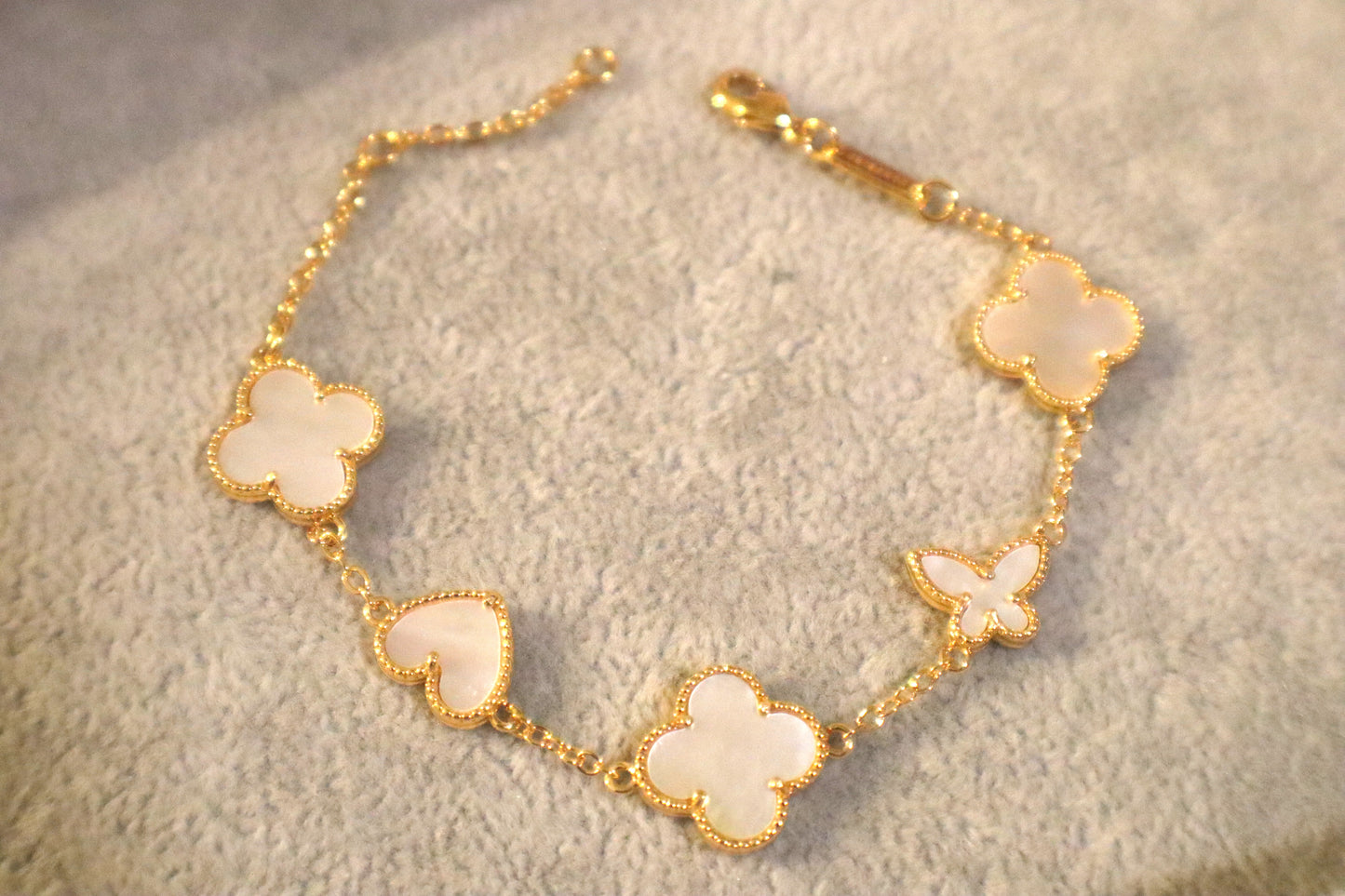 Lucky Blossom Bracelet | Stainless steel Silver-Plated Gold-Plated 18k