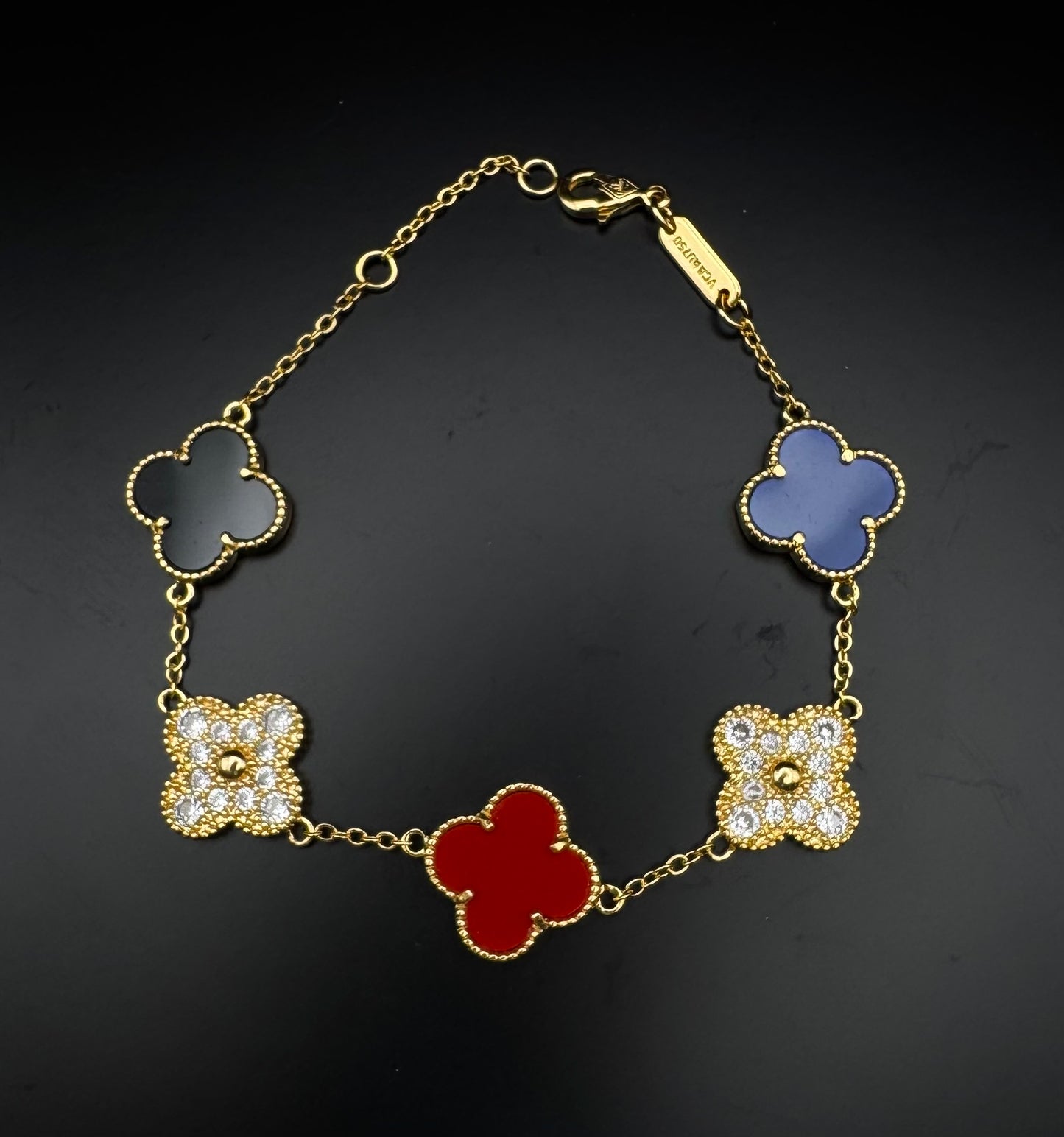 15mm and 10mm Four Clover Bracelet