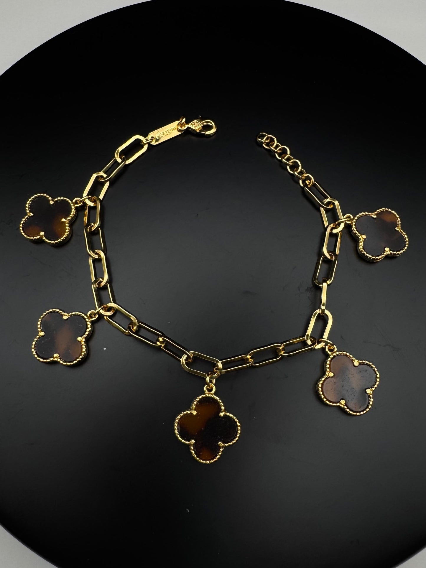15mm and 10mm Four Clover Bracelet
