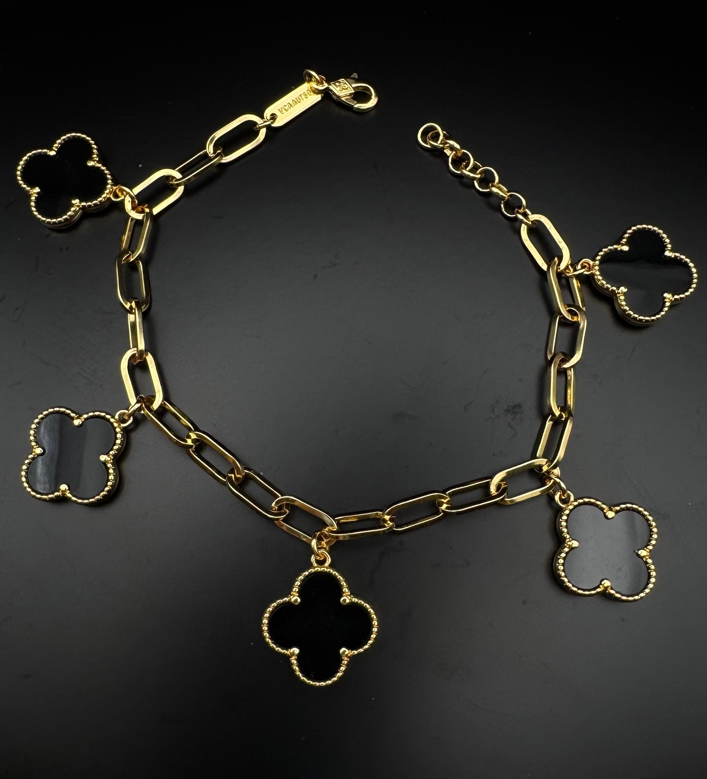 15mm and 10mm Four Clover Bracelet