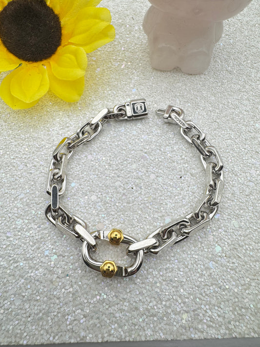 Lock Chunky Chain Bracelet