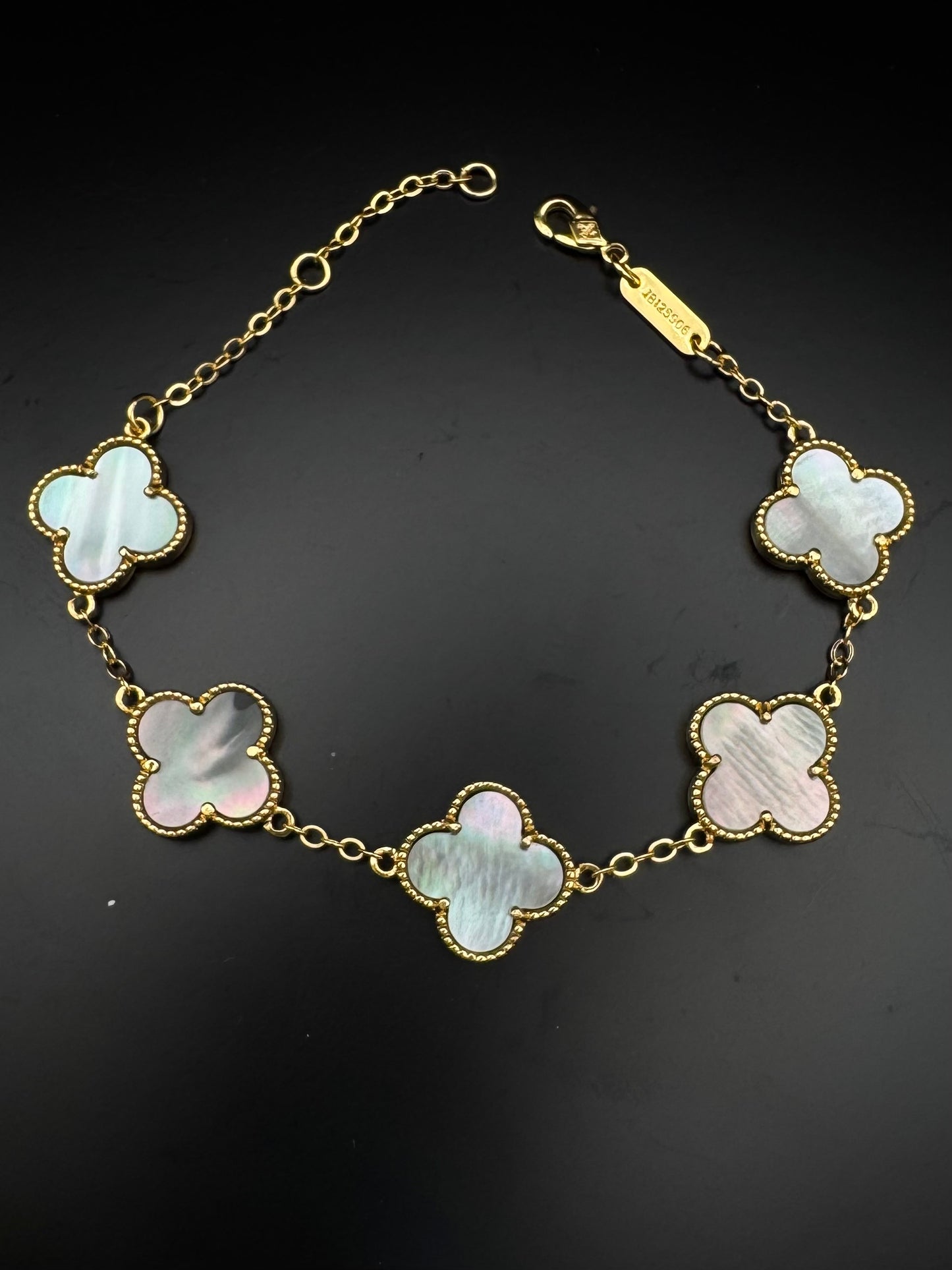 15mm and 10mm Four Clover Bracelet