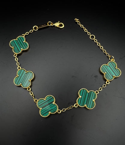 15mm and 10mm Four Clover Bracelet