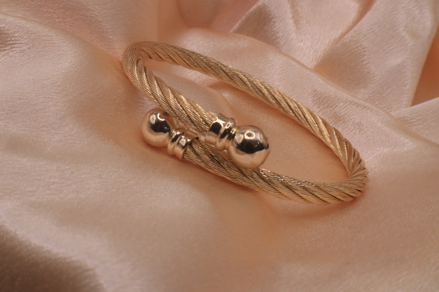 Adjustable Twisted Bangles