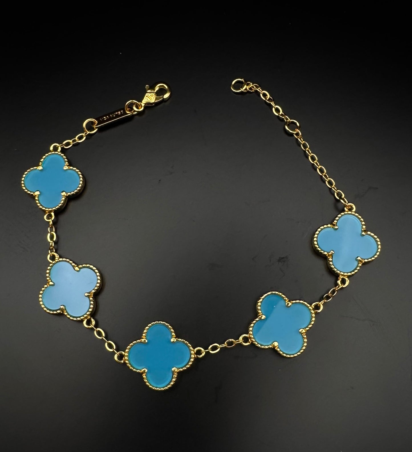 15mm and 10mm Four Clover Bracelet