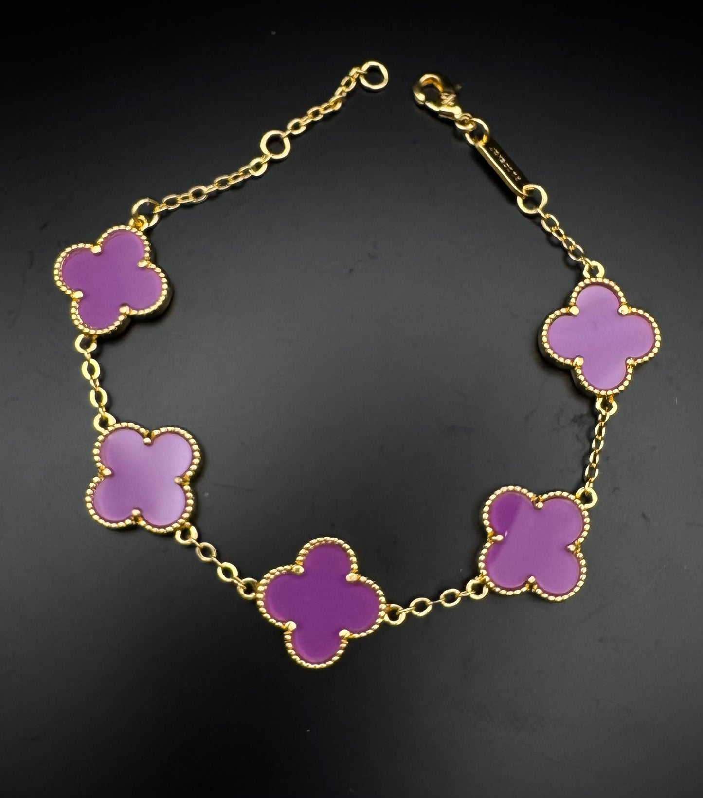15mm and 10mm Four Clover Bracelet
