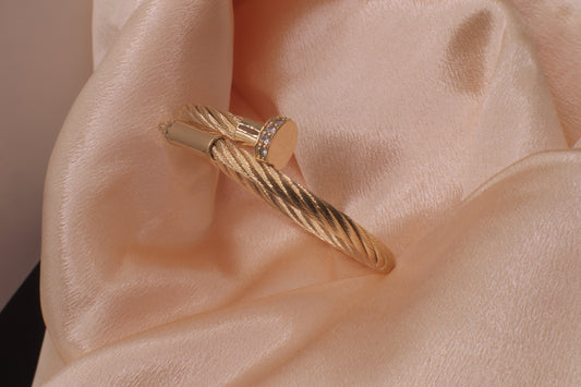 Adjustable Twisted Bangles