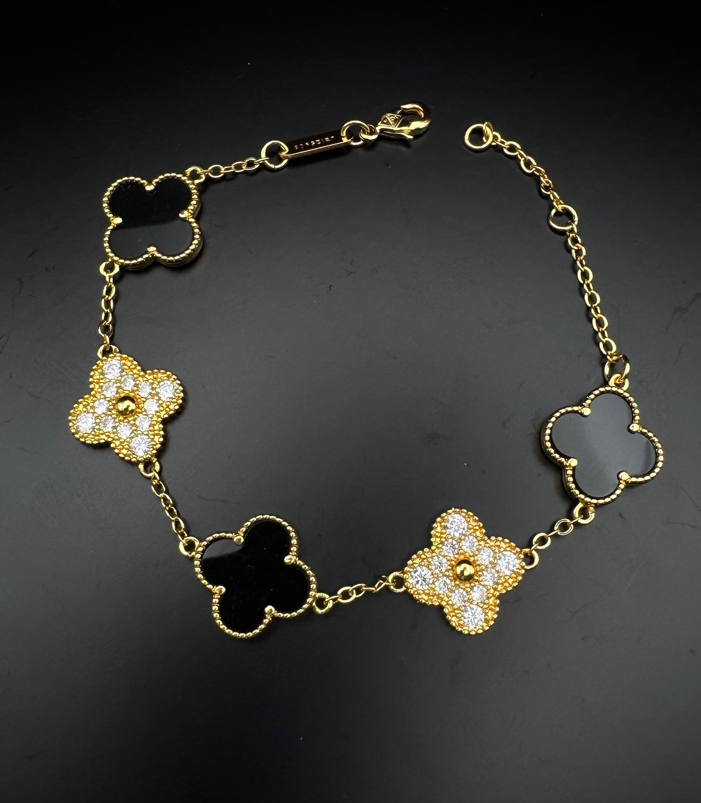 15mm and 10mm Four Clover Bracelet