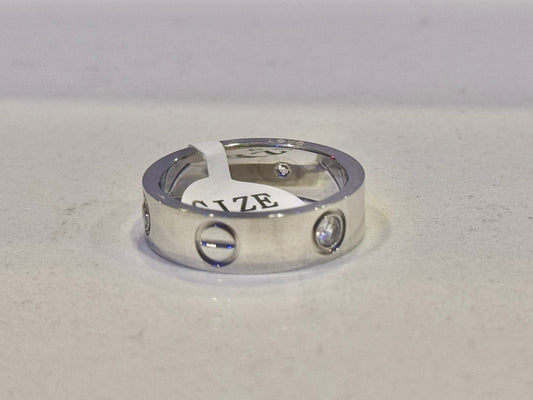 18k Plated Stainless steel Gold | Silver Promise Ring