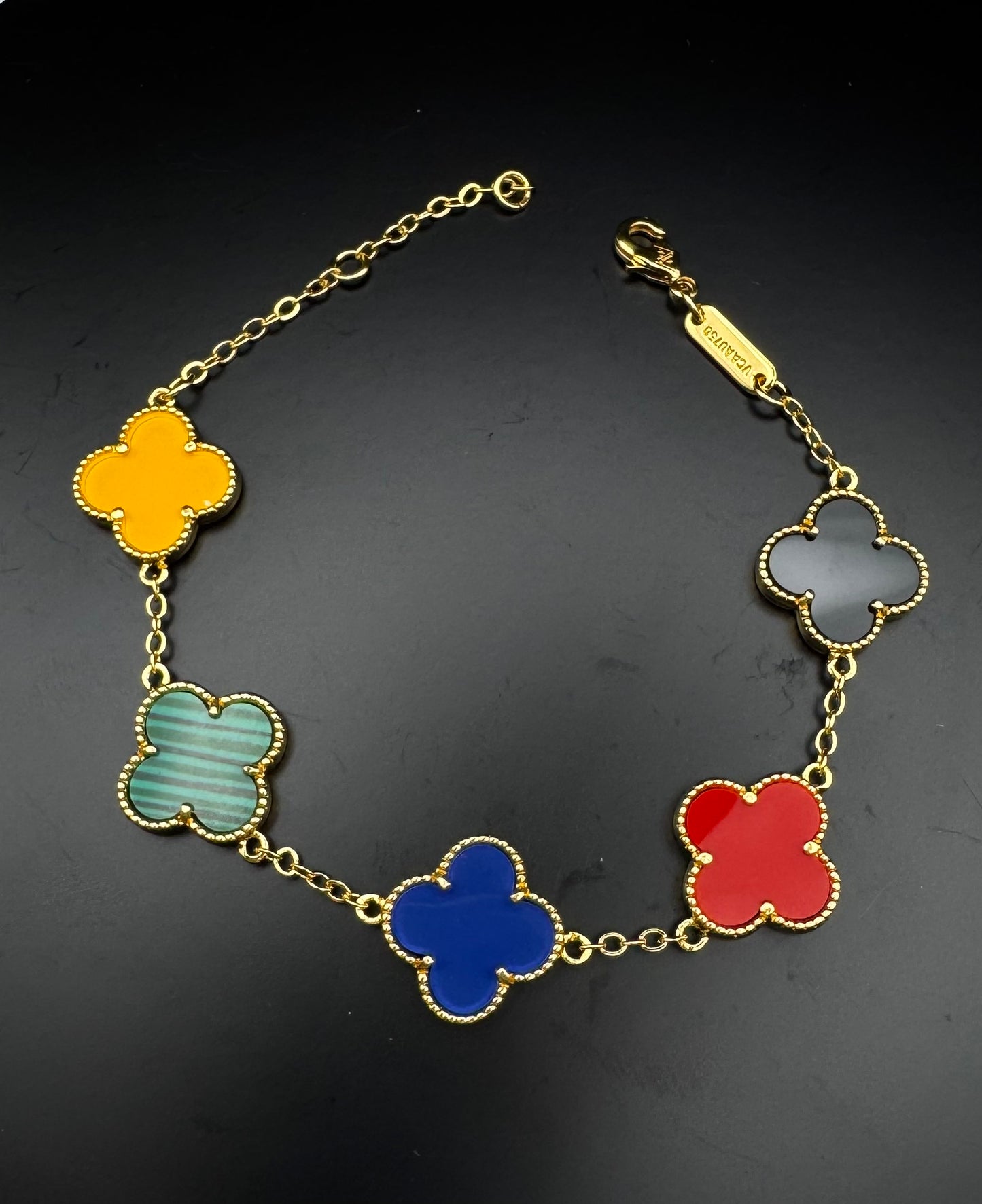 15mm and 10mm Four Clover Bracelet