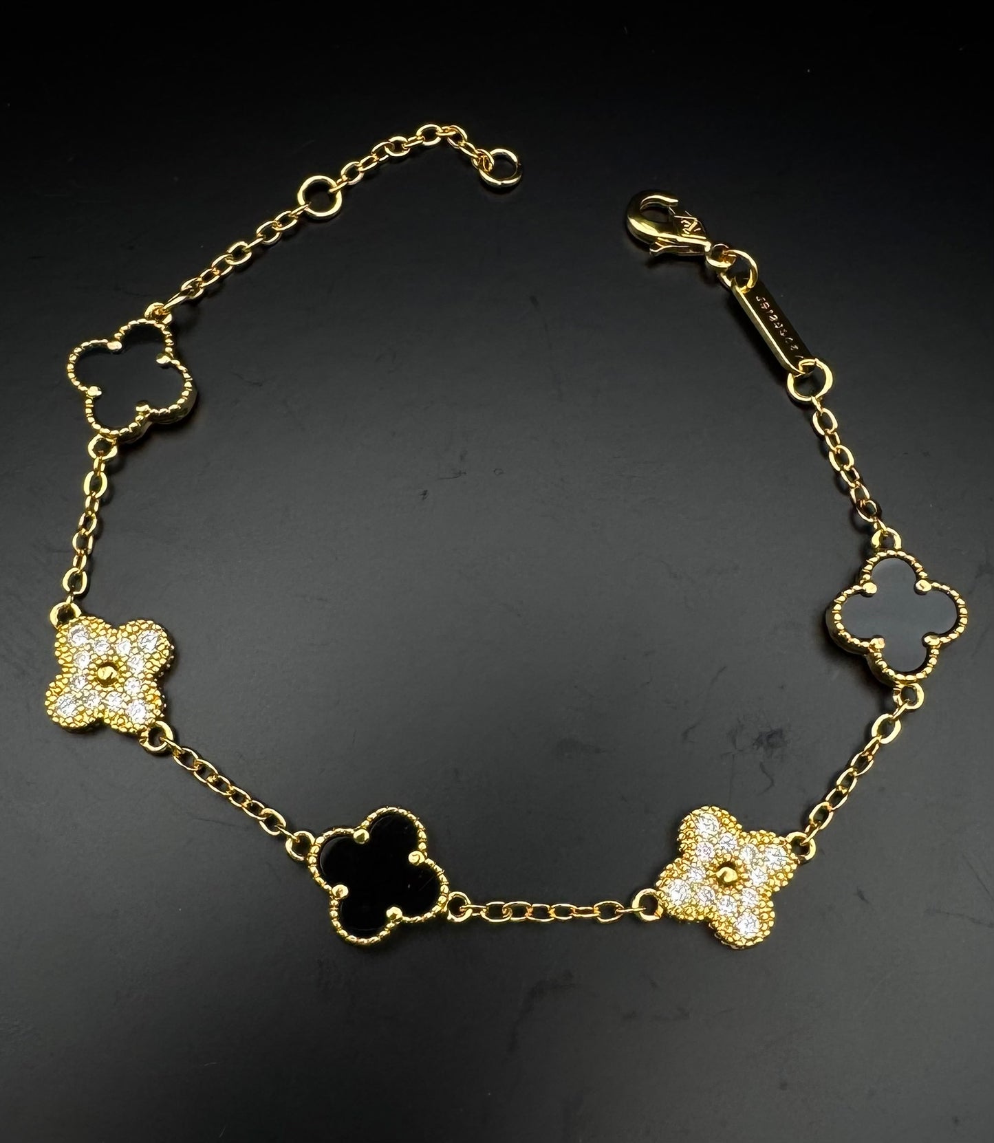 15mm and 10mm Four Clover Bracelet