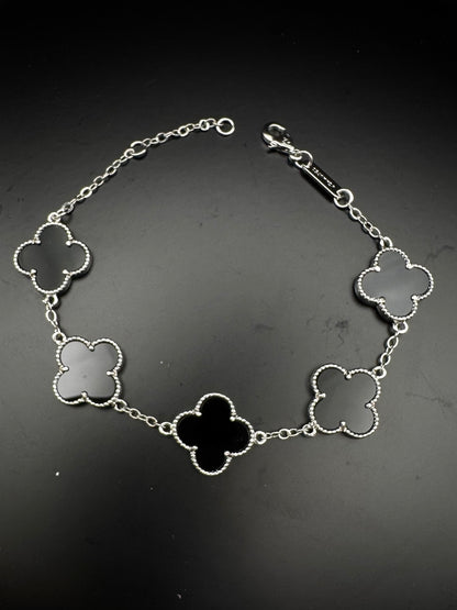 15mm and 10mm Four Clover Bracelet