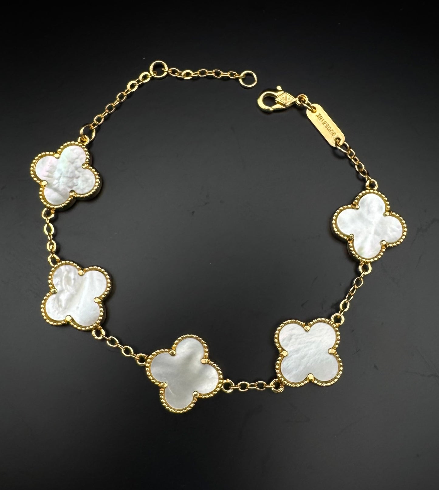 15mm and 10mm Four Clover Bracelet