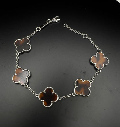 15mm and 10mm Four Clover Bracelet