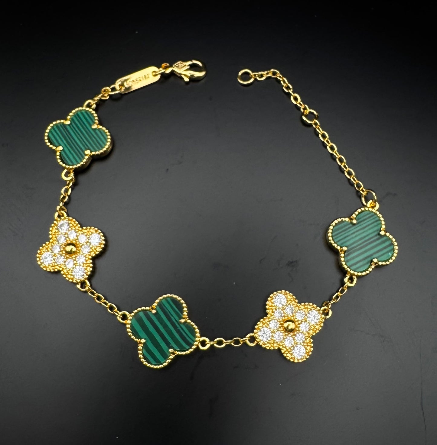 15mm and 10mm Four Clover Bracelet
