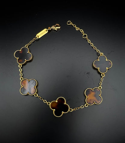 15mm and 10mm Four Clover Bracelet