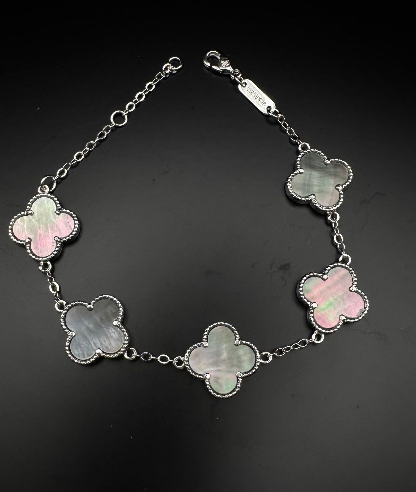 15mm and 10mm Four Clover Bracelet