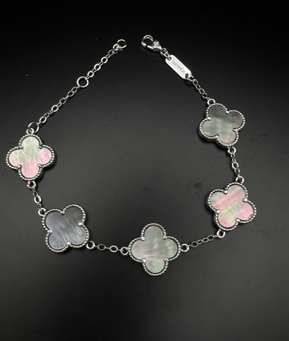 15mm and 10mm Four Clover Bracelet