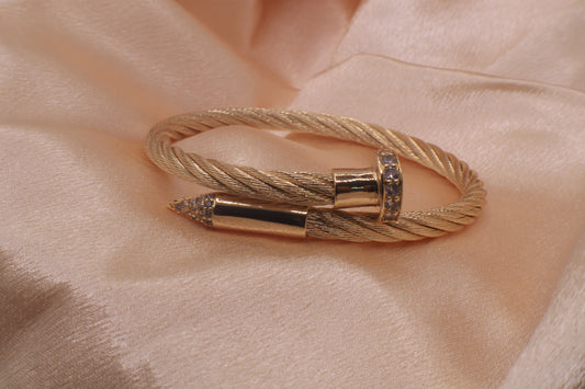 Adjustable Twisted Bangles