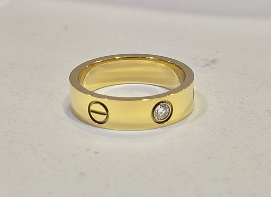 18k Plated Stainless steel Gold | Silver Promise Ring
