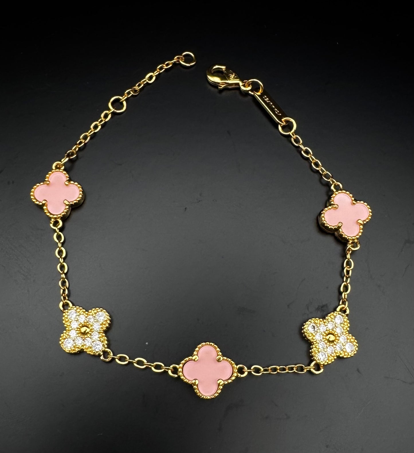 15mm and 10mm Four Clover Bracelet