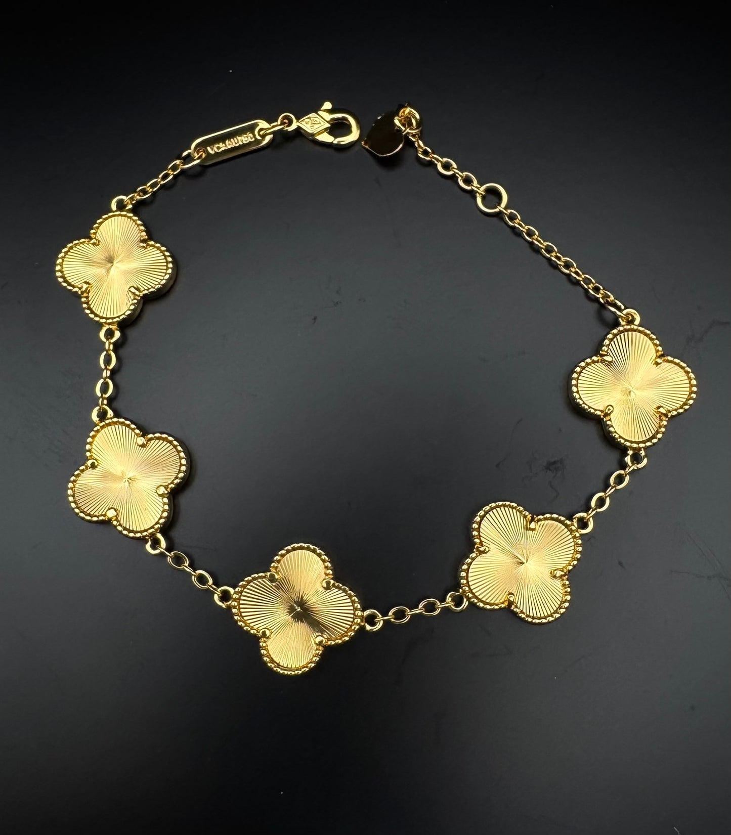 15mm and 10mm Four Clover Bracelet