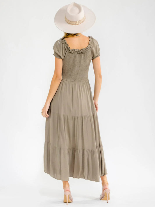 Long Smacking Raffle Dress