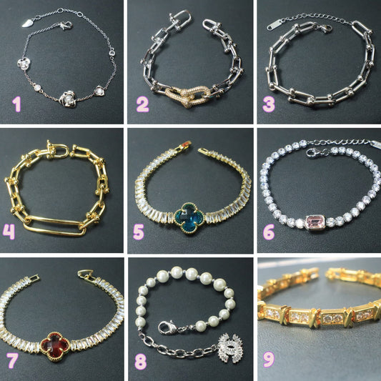 18k Plated Gold | Love & Luxe Bracelet Series | Stainless Steel