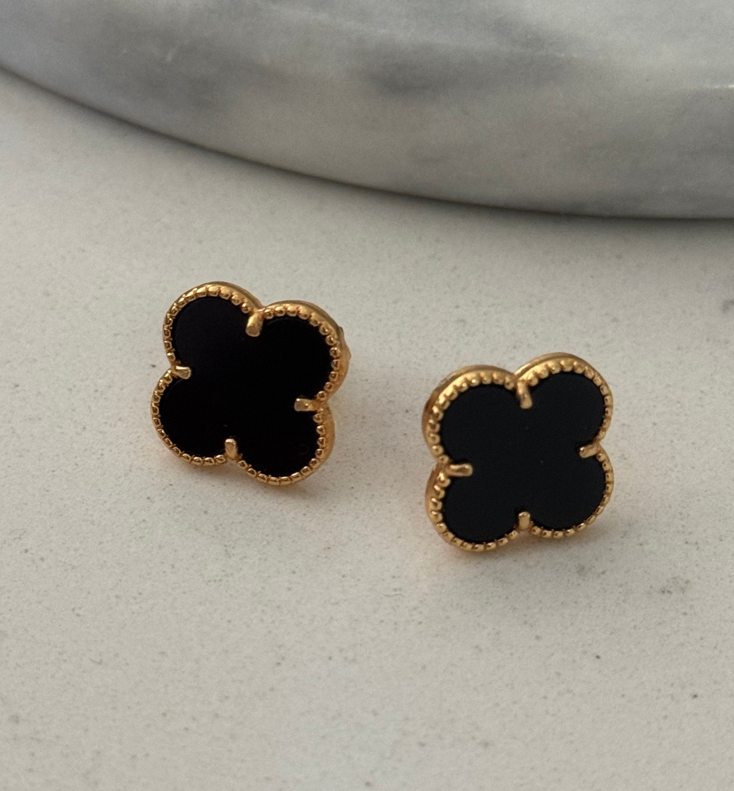 Blossom Stud / Clip Earrings | Stainless steel 18k Gold and silver Plating