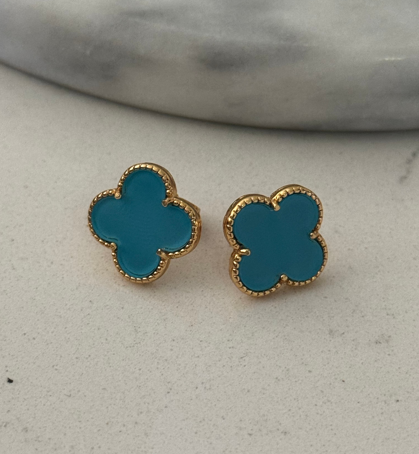 Blossom Stud / Clip Earrings | Stainless steel 18k Gold and silver Plating