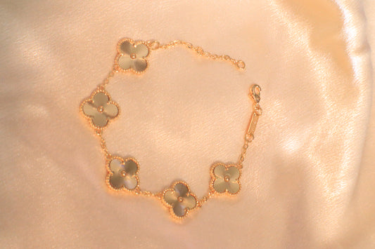 Lucky Blossom Bracelet | Stainless steel Silver-Plated Gold-Plated 18k
