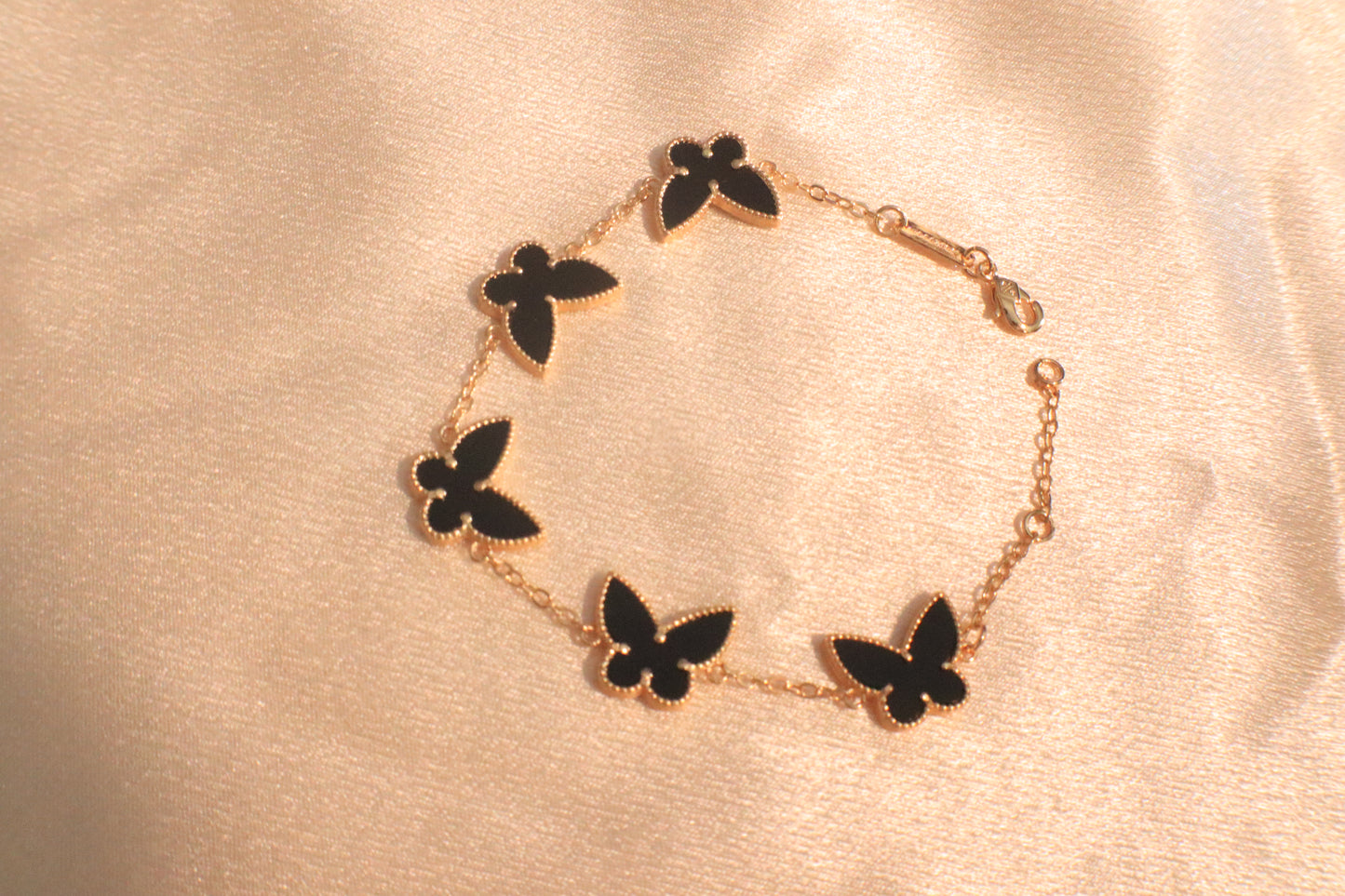 Butterfly Bracelet | 18k Plated Gold | Stainless Steel | Hypoallergenic