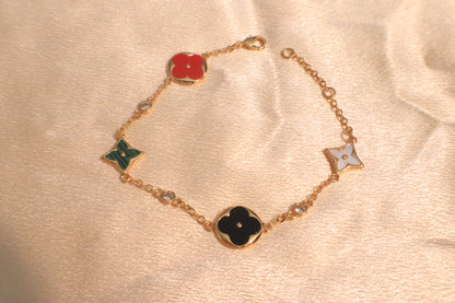 Blossom Bracelet | 18k Plated Gold | Stainless Steel | Hypoallergenic