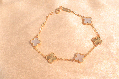 Lucky Blossom Bracelet | Stainless steel Silver-Plated Gold-Plated 18k