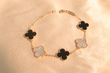 Lucky Blossom Bracelet | Stainless steel Silver-Plated Gold-Plated 18k