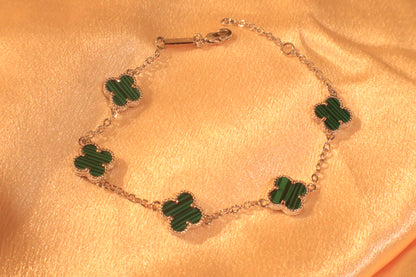Lucky Blossom Bracelet | Stainless steel Silver-Plated Gold-Plated 18k