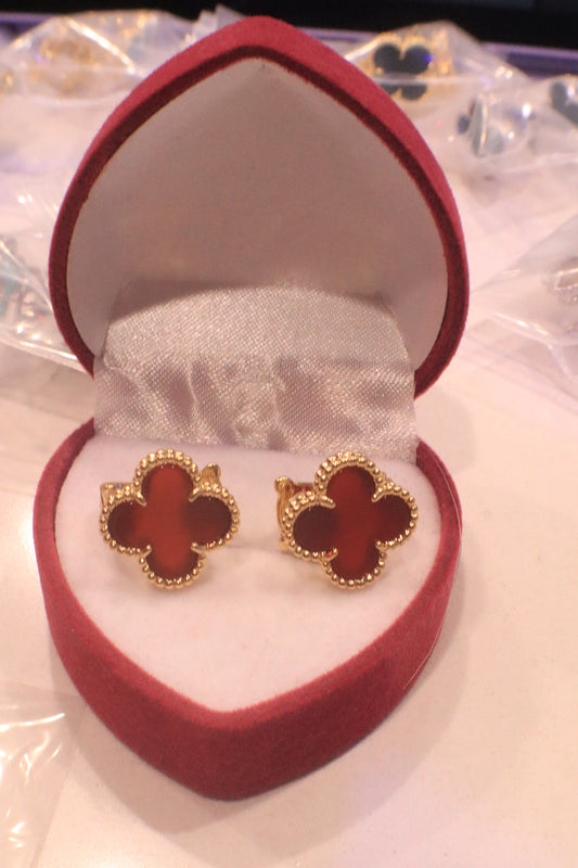 Fashionable Stainless Plated Gold | Lucky Blossom (Premium) Flower | Sterling Silver