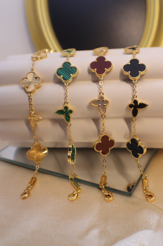 Blossom Heart Butterfly Charm | Bracelet